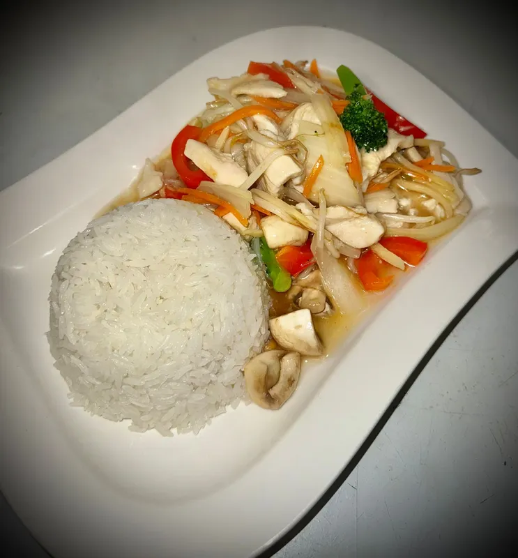 Hähnchen mit Gemüse